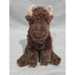 Douglas Buffie Bison Plush Kids 12in Brown Realistic Buffalo Cuddle Toy